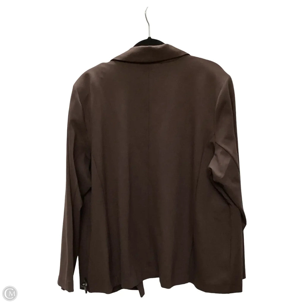 Blazer By Cato In Brown, Size: 3x