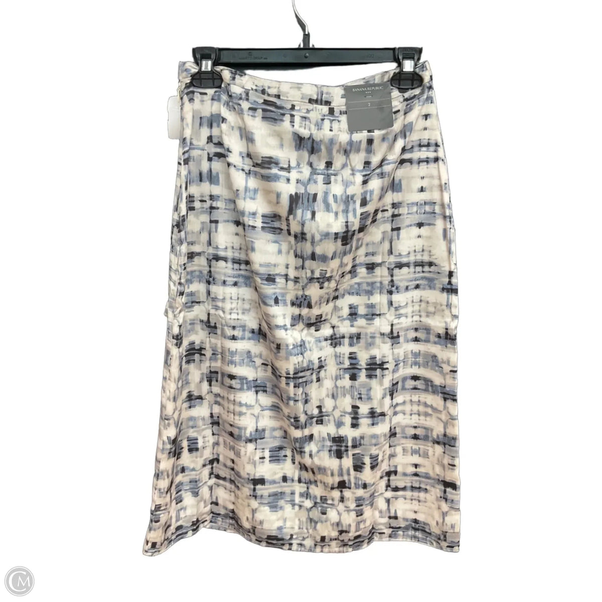 Skirt Midi By Banana Republic In Blue, Size: 2