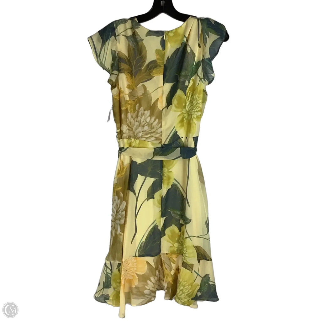 Dress Casual Midi By Dannyandnicole In Yellow, Size: 8