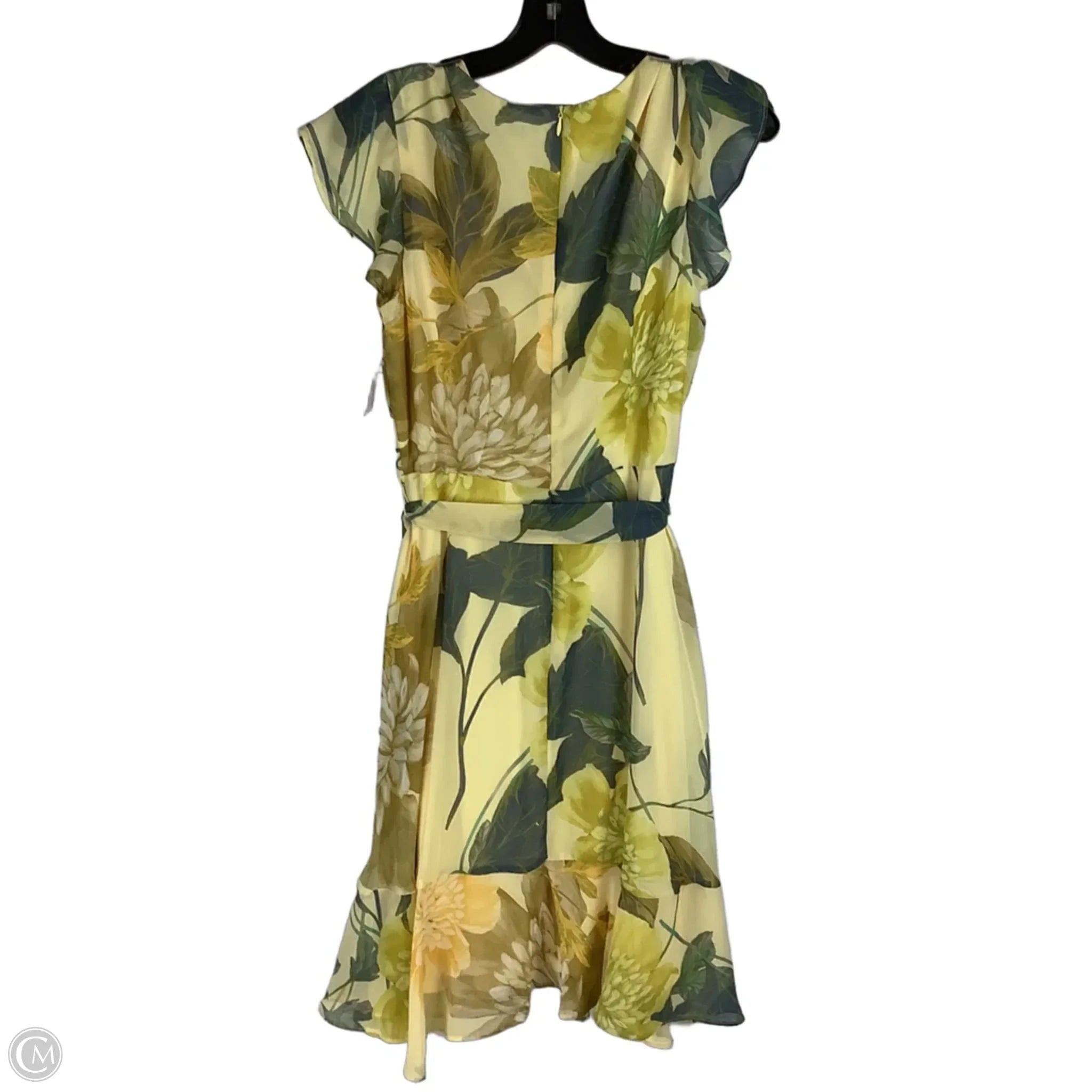 Dress Casual Midi By Dannyandnicole In Yellow, Size: 8