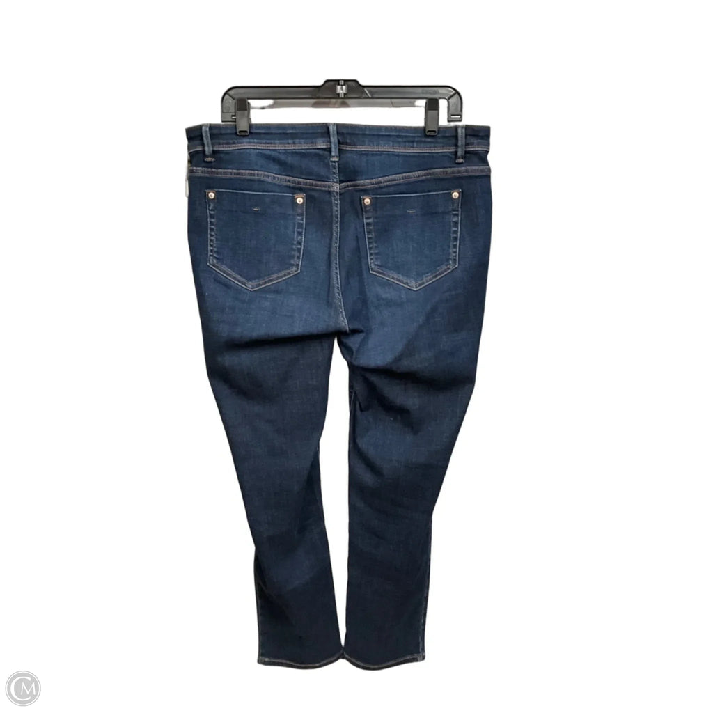 Jeans Straight By J. Jill In Blue Denim, Size: 12