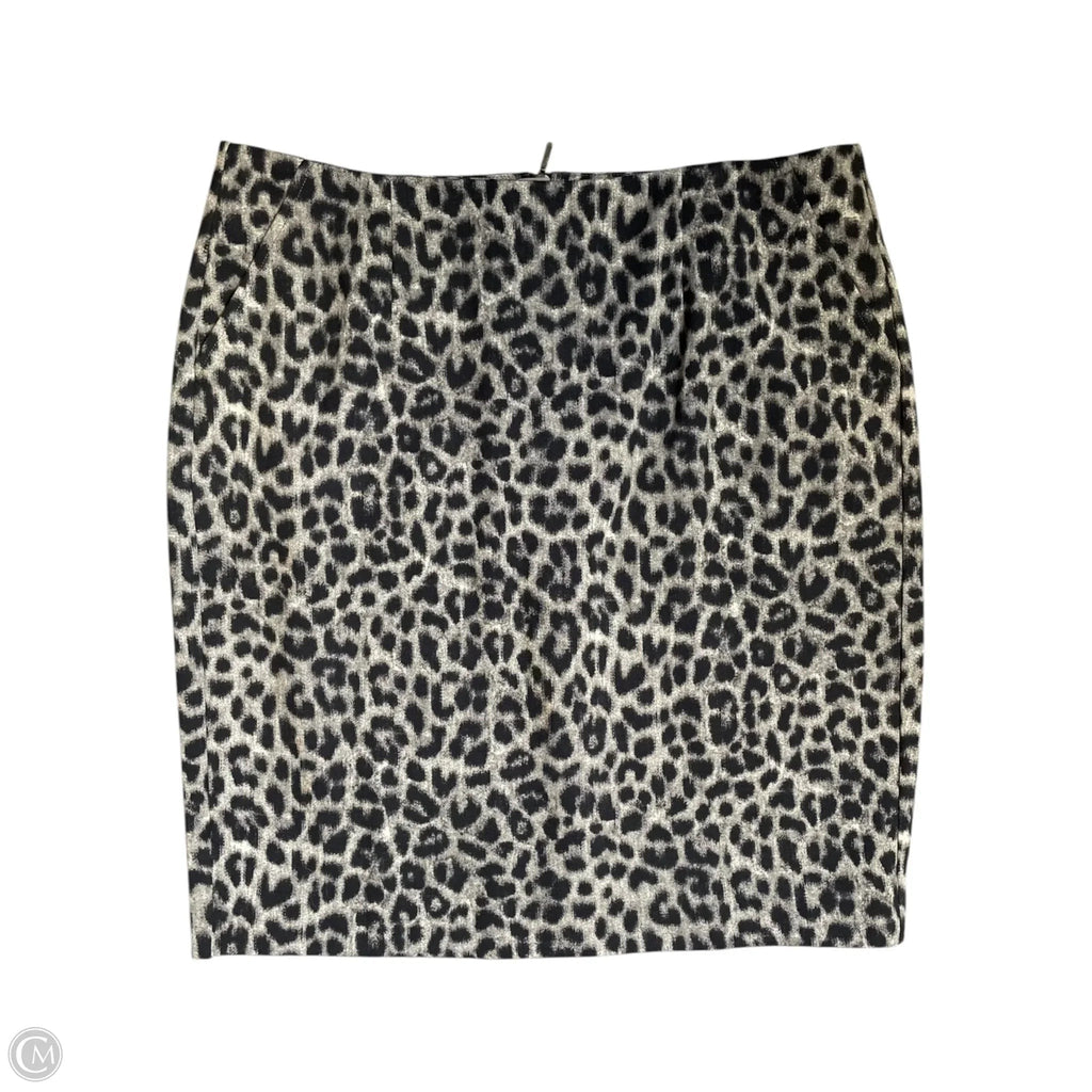 Skirt Midi By Cabi In Animal Print, Size: 8