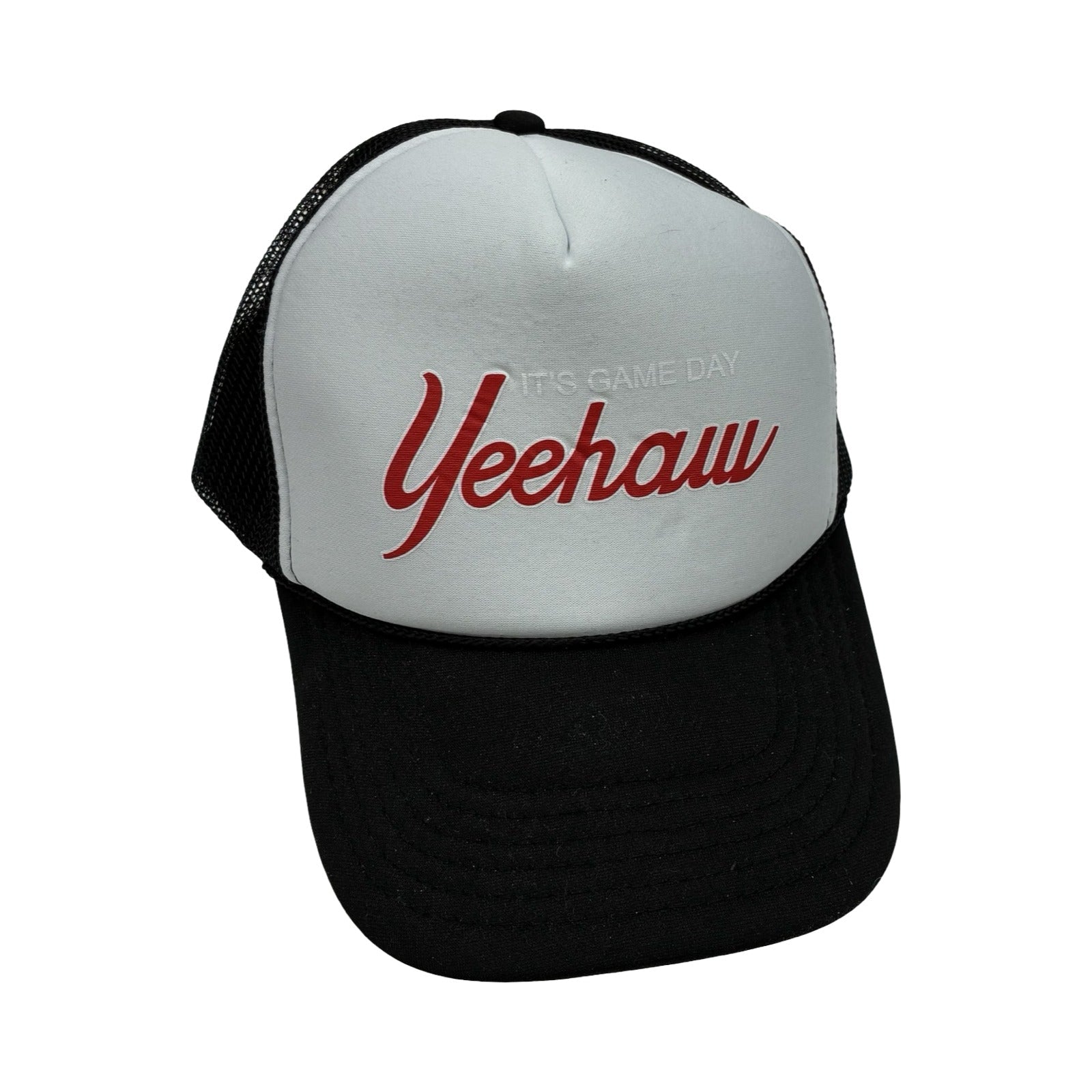 Hat Baseball Cap By Clothes Mentor In Black & White