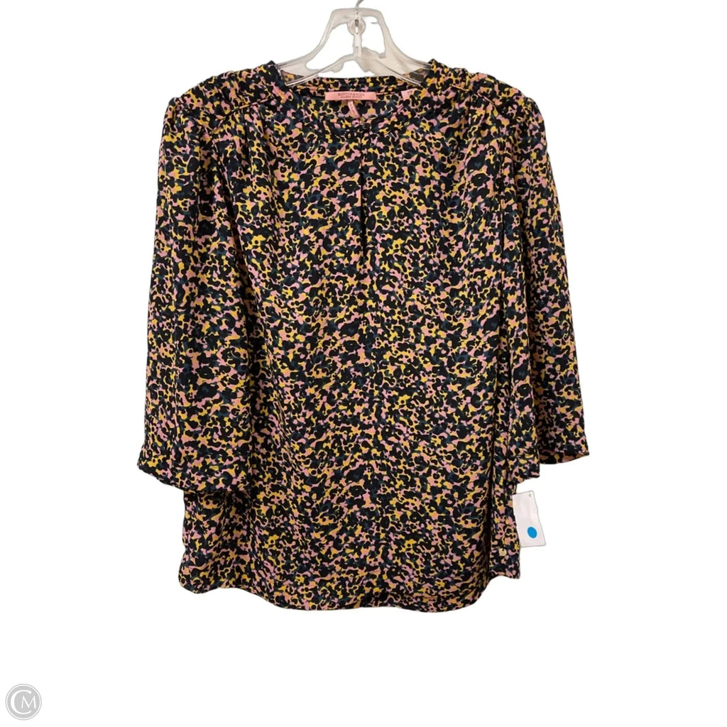 Top Long Sleeve By Scotch & Soda In Animal Print, Size: L