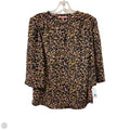 Top Long Sleeve By Scotch & Soda In Animal Print, Size: L