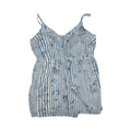 Romper By Clothes Mentor In Blue & White, Size:22