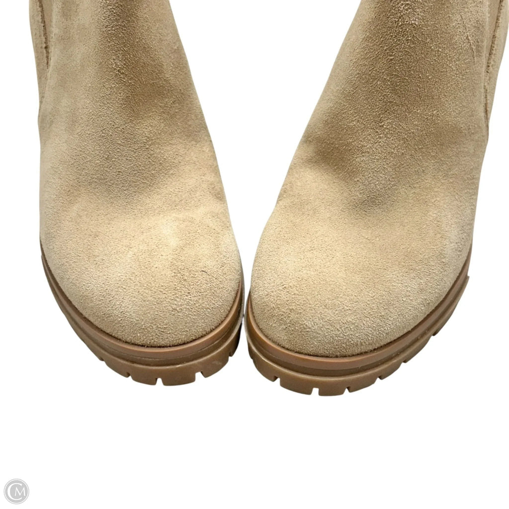 Boots Ankle Heels By Vince Camuto In Tan, Size: 7.5