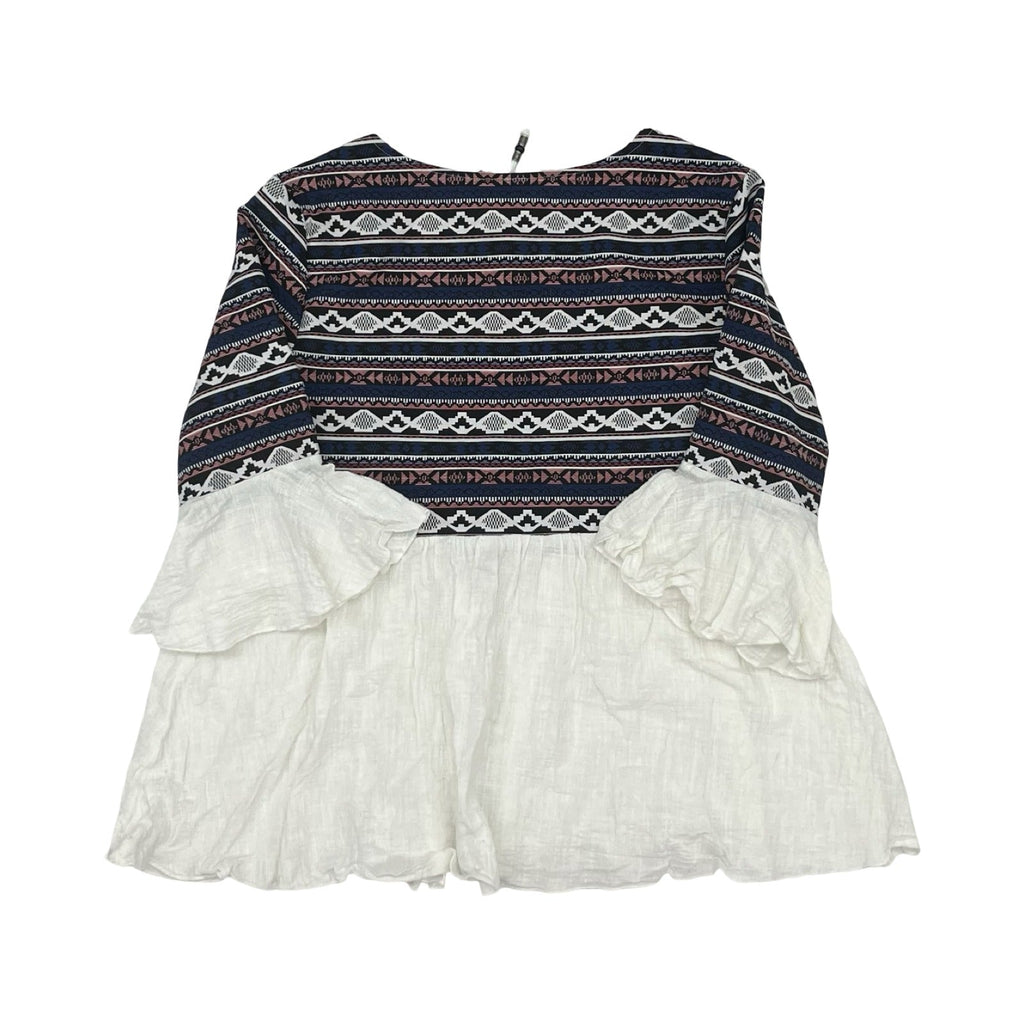 Kimono By Grace & Lace In Blue & Red & White, Size:M