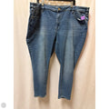 Jeans Straight By Lane Bryant In Blue Denim, Size: 22
