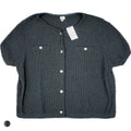 Sweater Cardigan By A New Day In Black, Size: 3x
