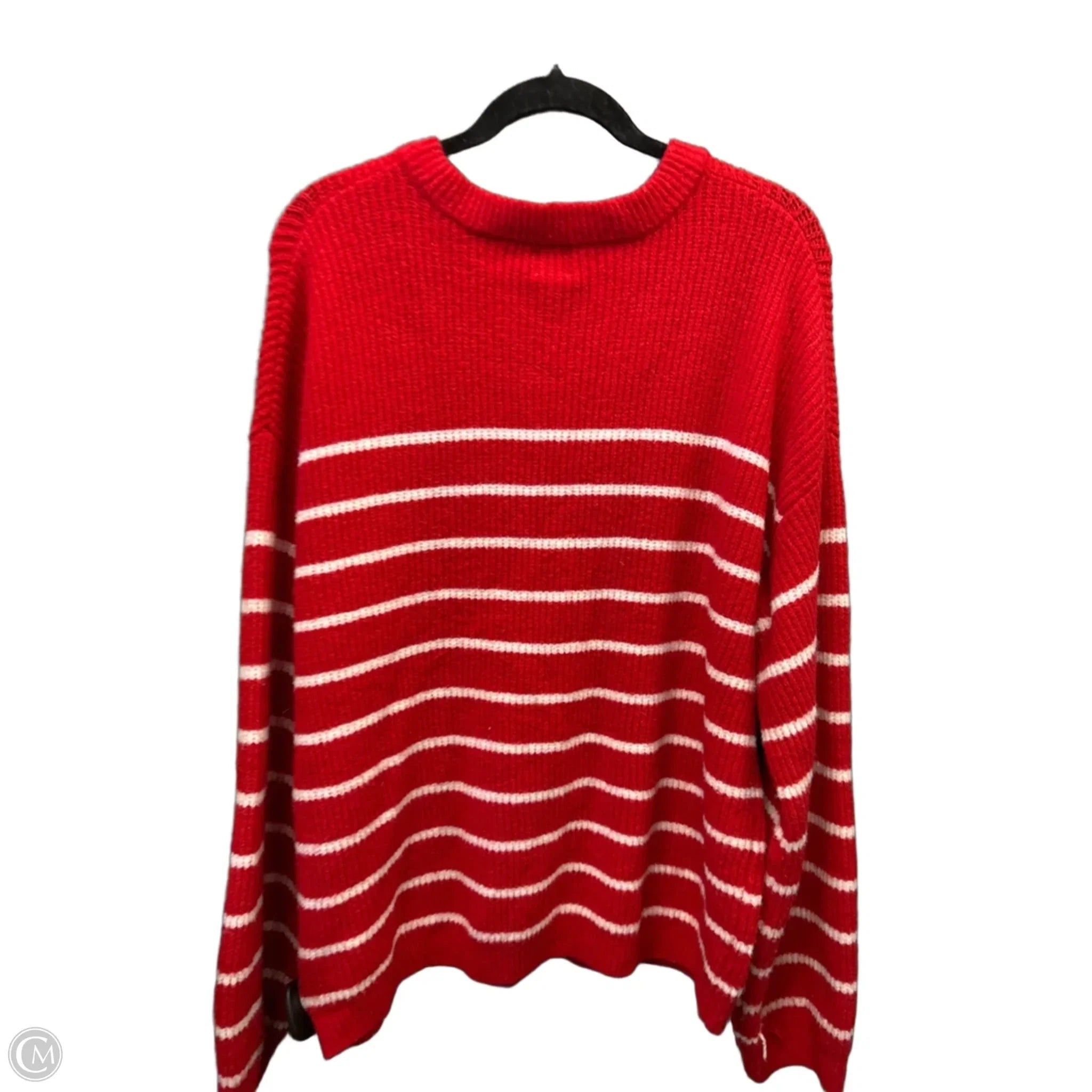 Sweater By A New Day In Red & White, Size: Xl