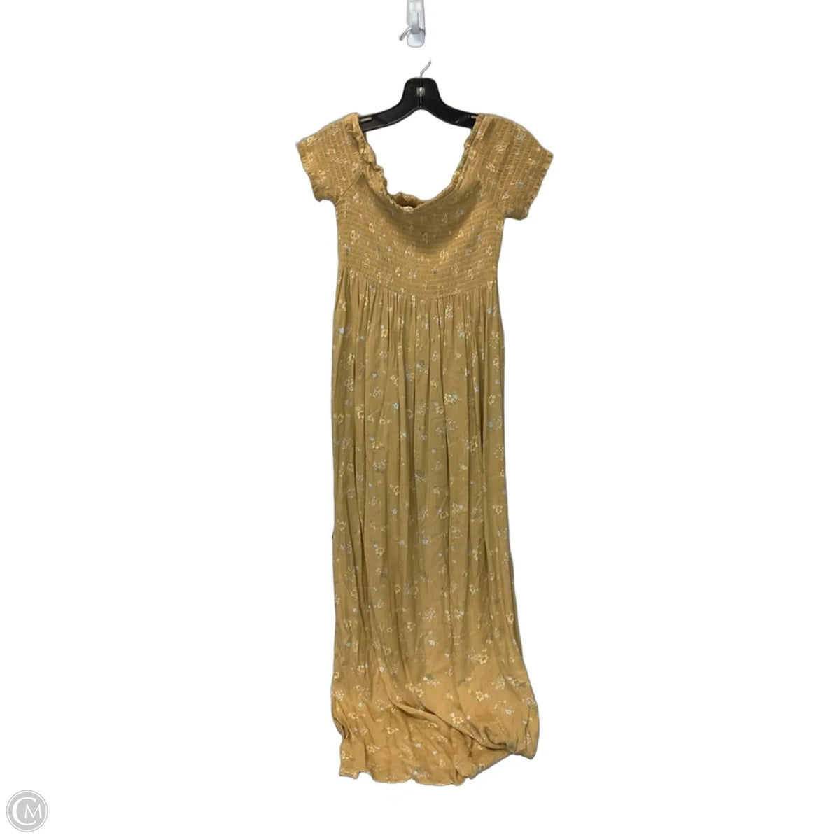 Dress Casual Maxi By Pink Rose In Yellow, Size: S