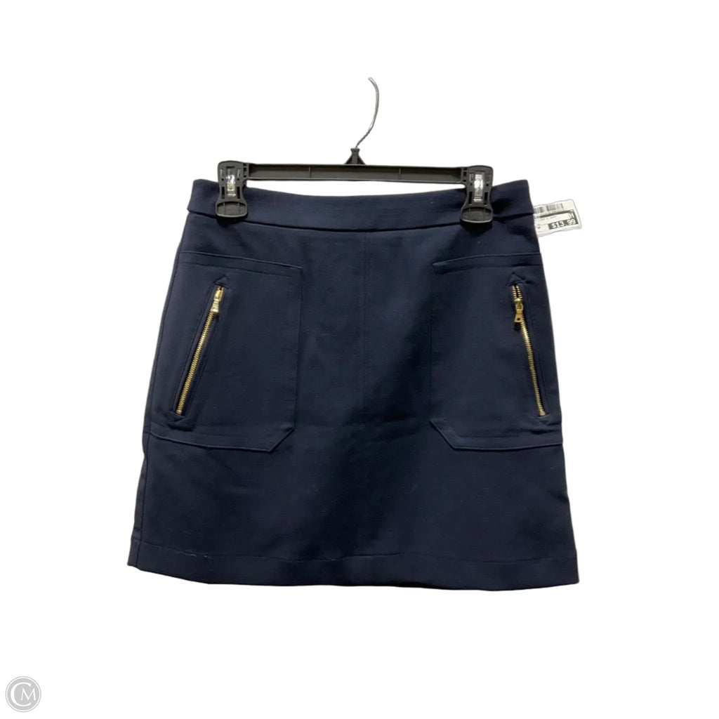Skirt Mini & Short By Loft In Navy, Size: 6p
