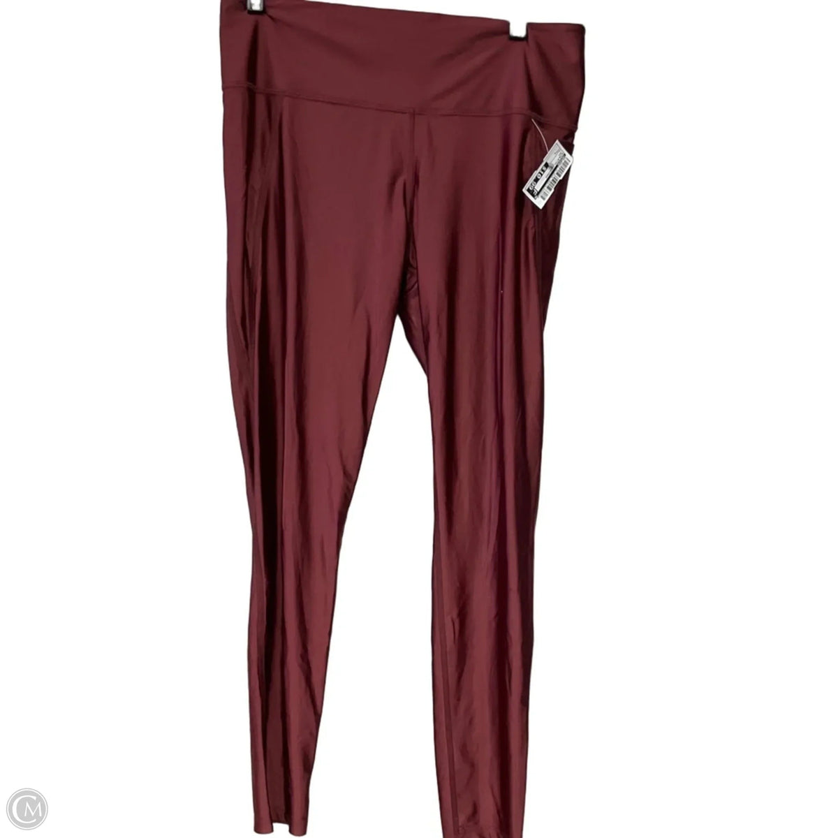 Athletic Leggings By Reebok In Red, Size: L