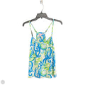 Top Sleeveless Designer By Lilly Pulitzer In Blue & Green, Size: S