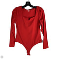 Bodysuit By Clothes Mentor In Red, Size: L
