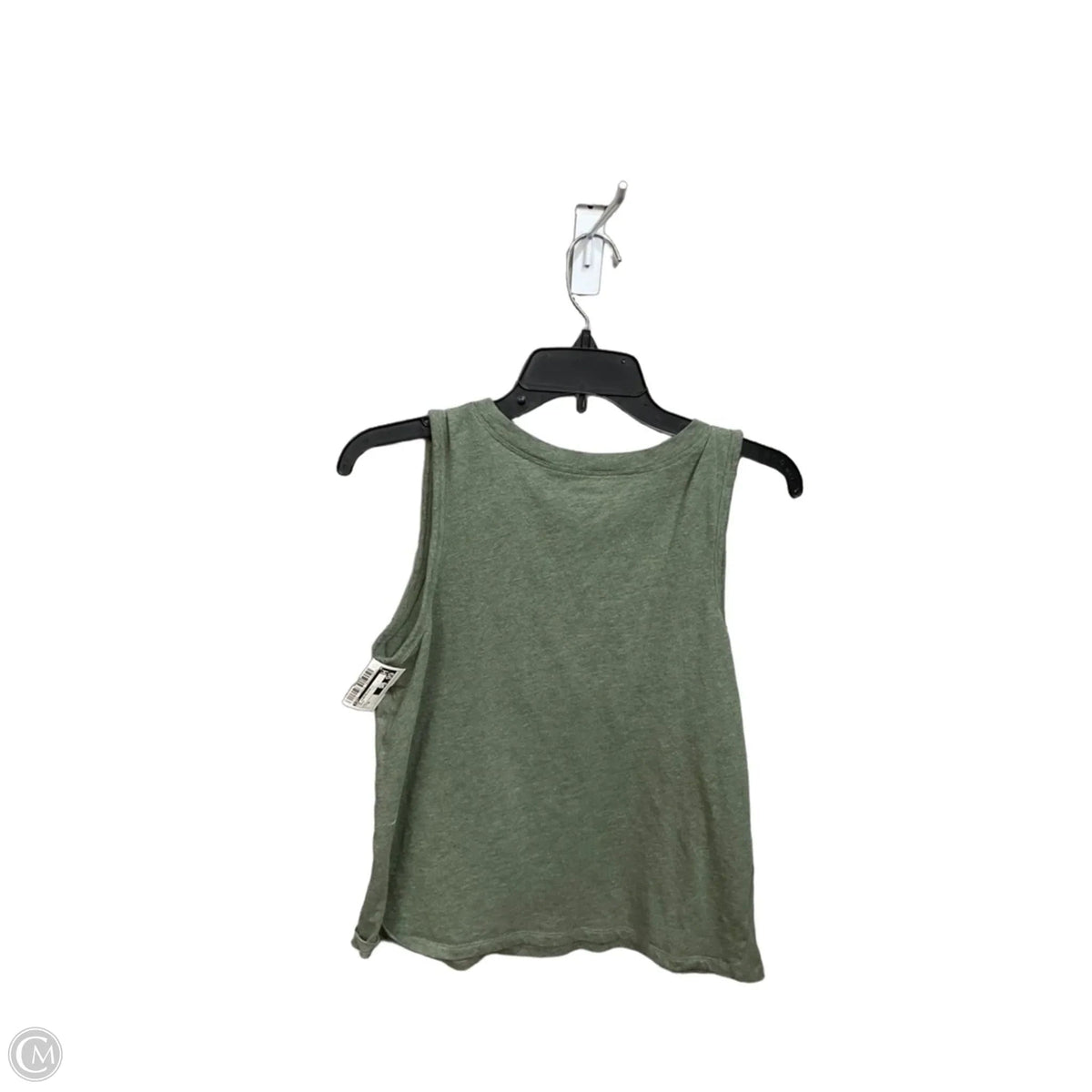 Top Sleeveless By Loft In Green, Size: M