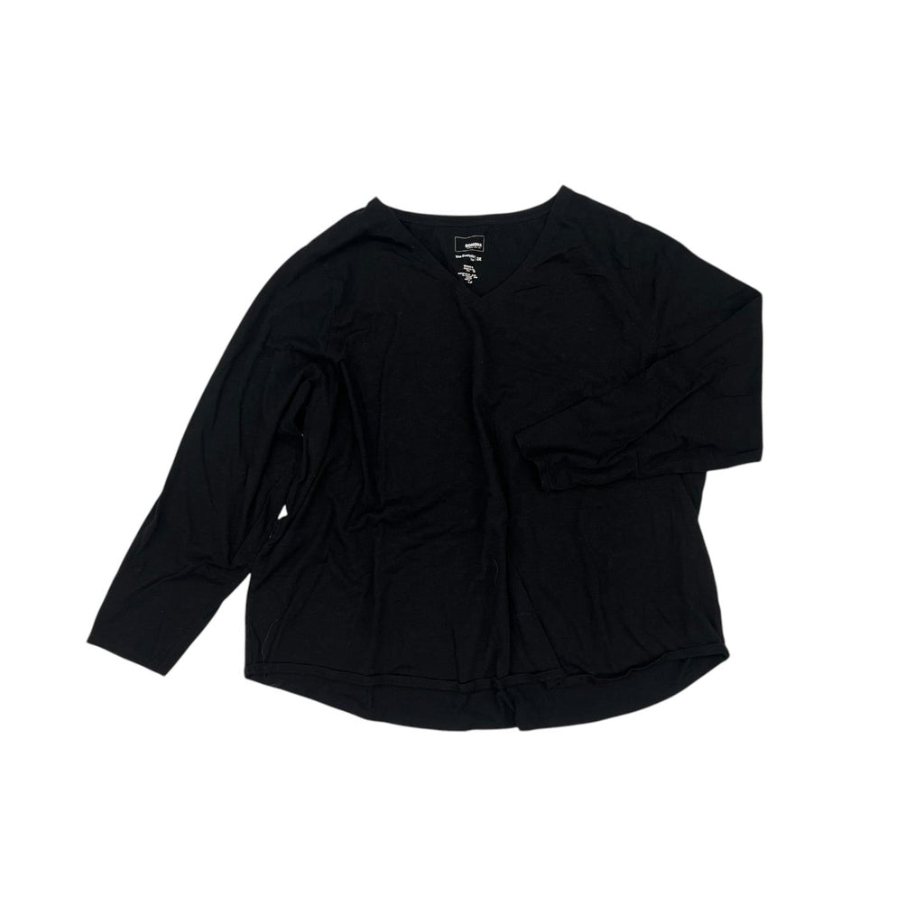 Top Ls By Sonoma In Black, Size:3X