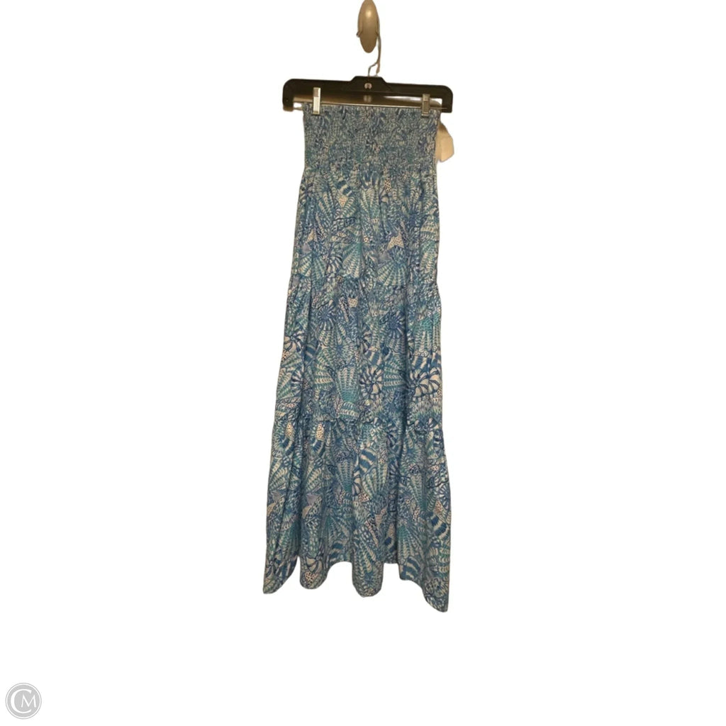 Skirt Designer By Lilly Pulitzer In Blue & White, Size: Xs