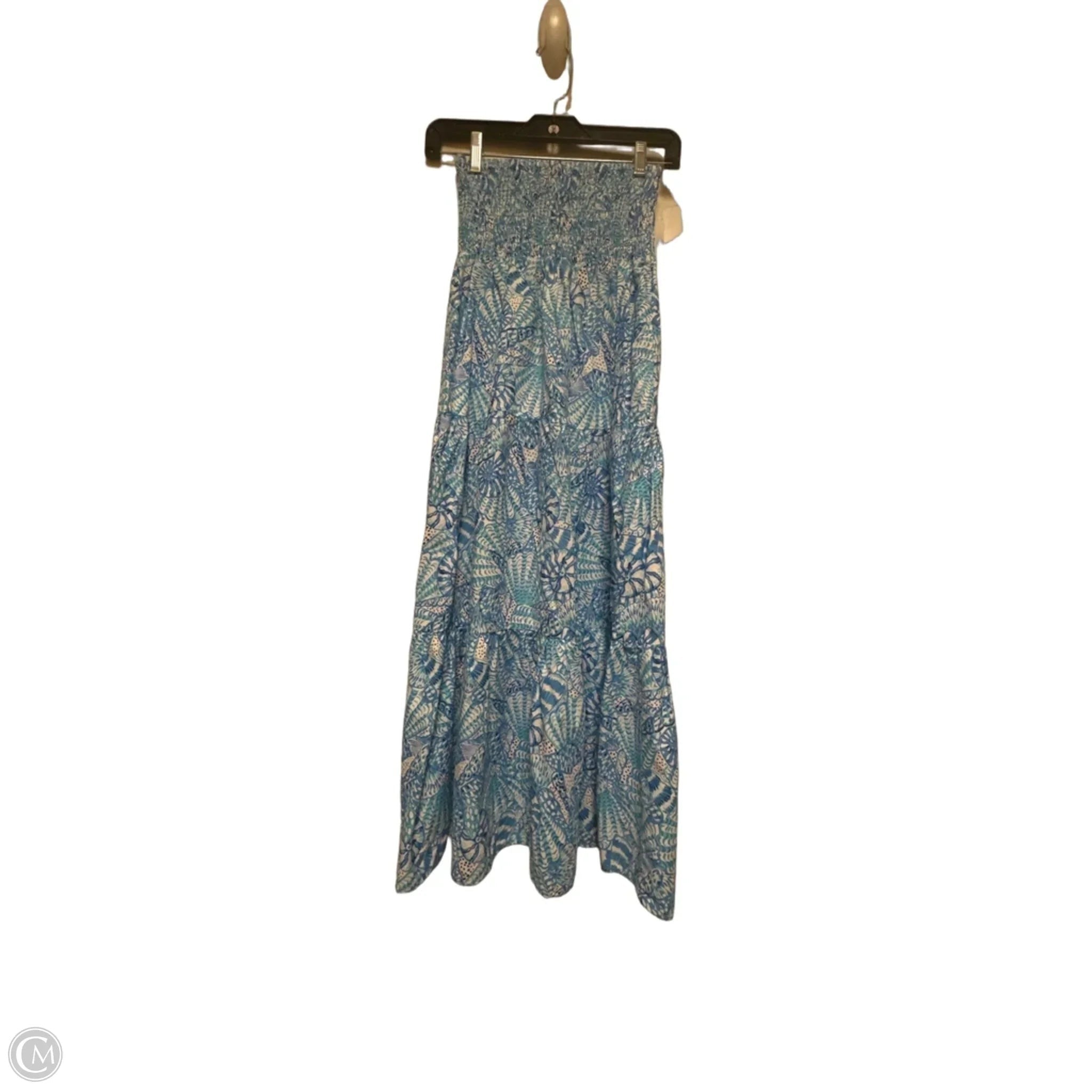 Skirt Designer By Lilly Pulitzer In Blue & White, Size: Xs