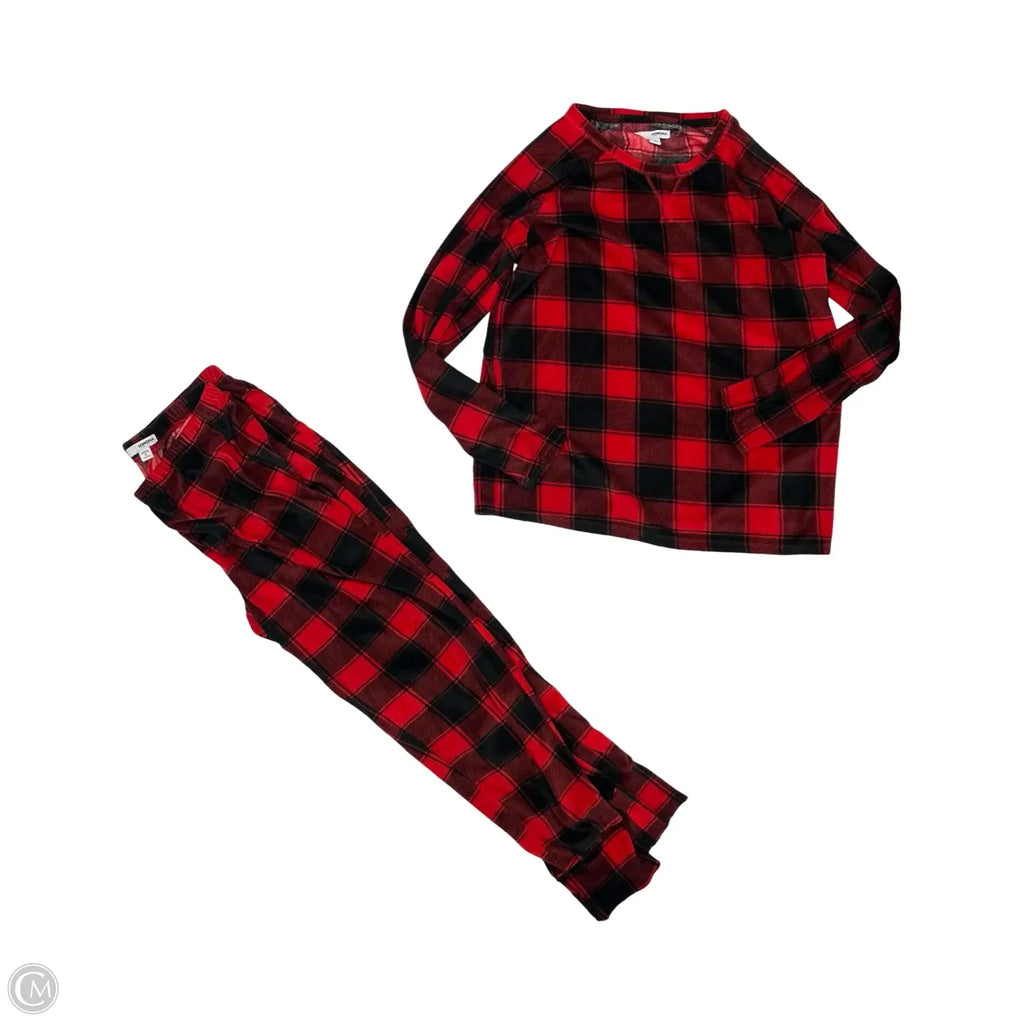 Pajamas 2pc By Sonoma In Black & Red, Size: S