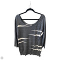 Top Long Sleeve By Xhilaration In Grey, Size: Xxl