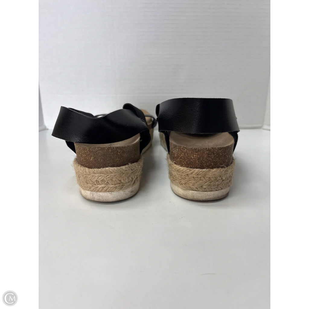 Sandals Flats By Big Buddha In Black, Size: 9