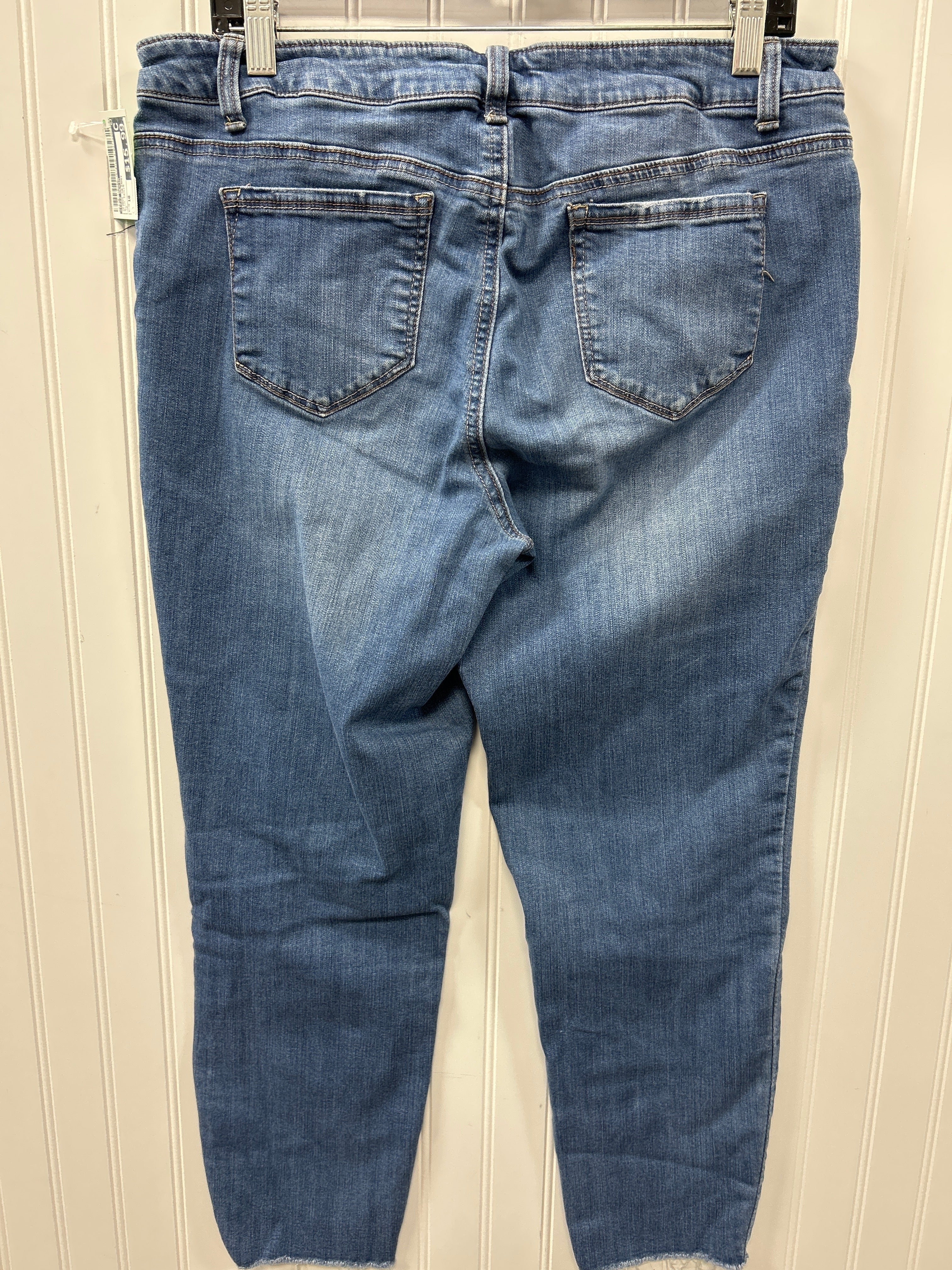 Jeans Skinny By 1822 Denim In Blue Denim, Size:16