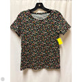 Top Short Sleeve By Ann Taylor In Floral Print, Size: Xs