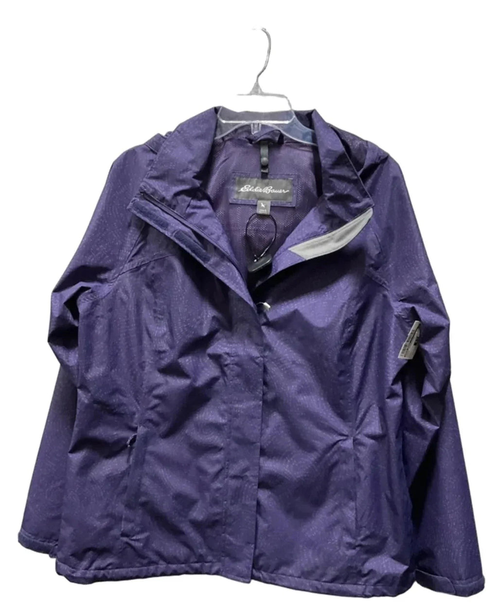 Jacket Windbreaker By Eddie Bauer In Purple, Size: L