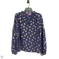 Blouse Designer By Lilly Pulitzer In Blue, Size: M