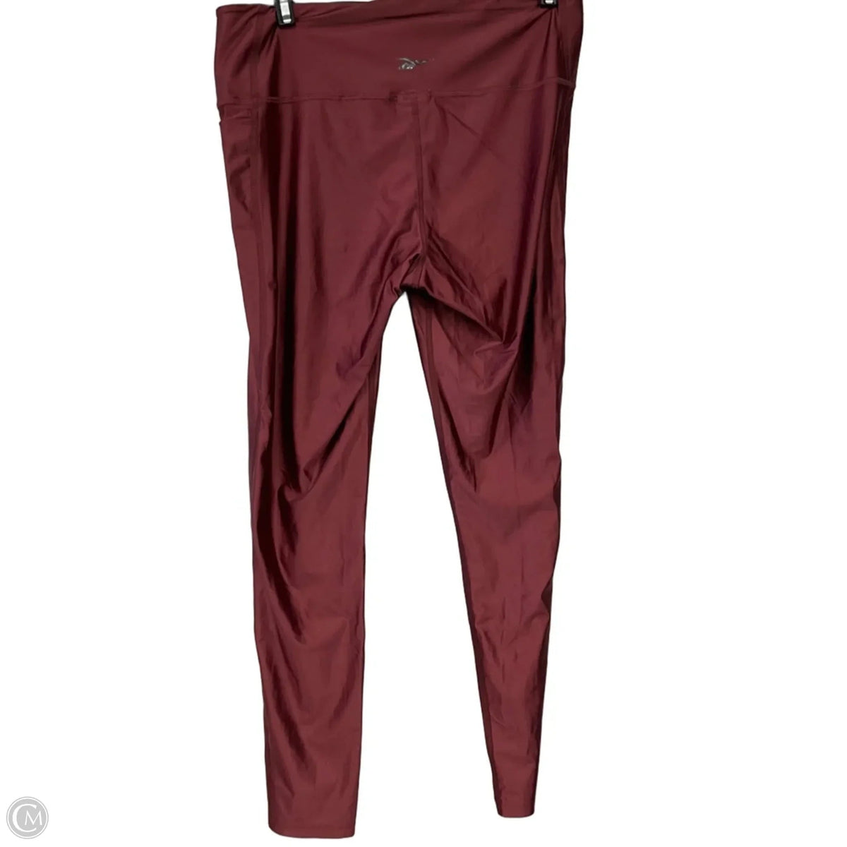 Athletic Leggings By Reebok In Red, Size: L