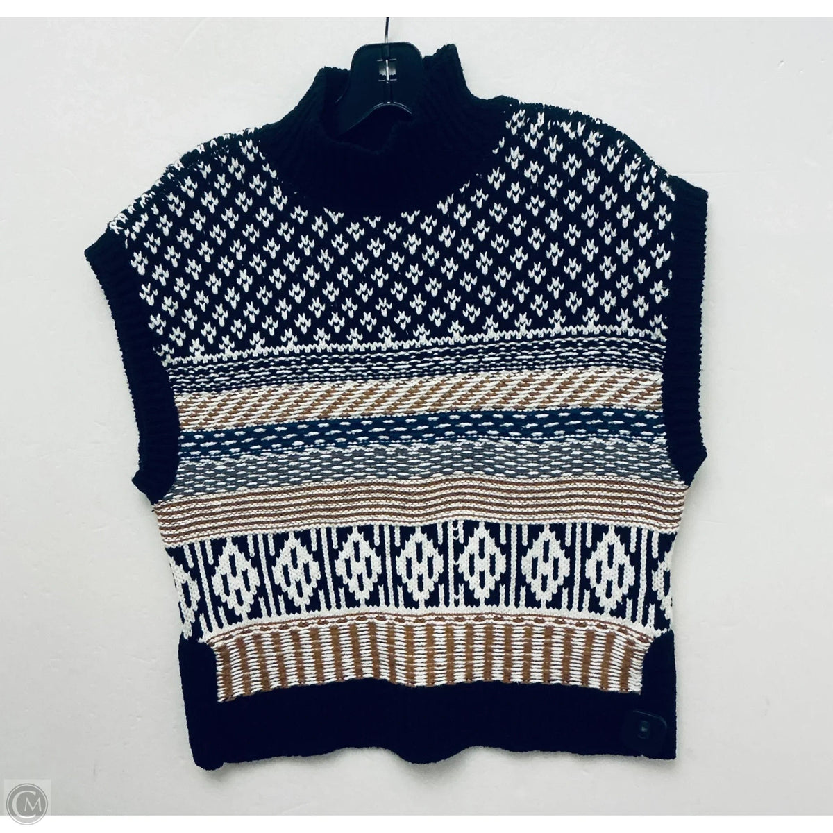 Sweater Short Sleeve By Marled In Black, Size: Xs