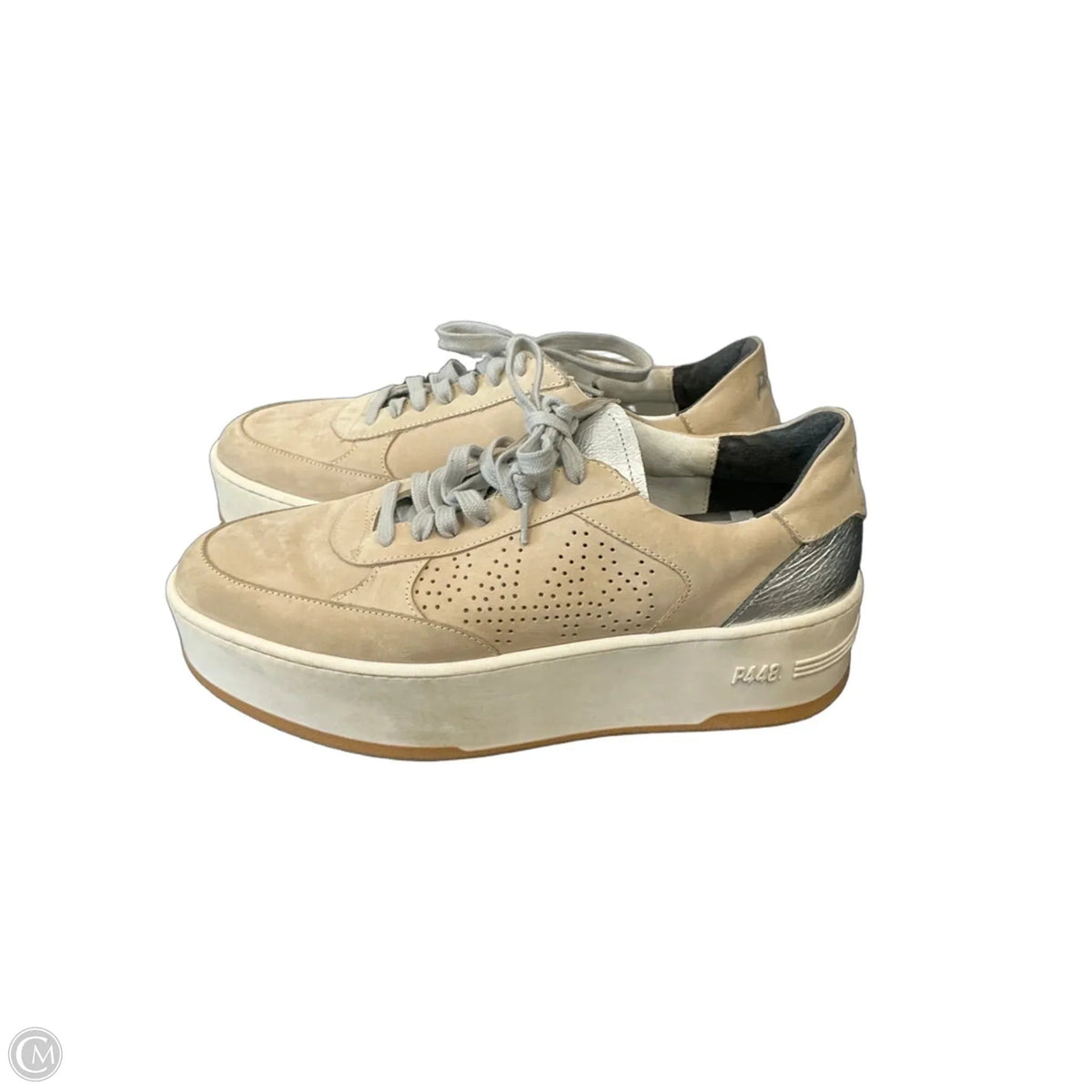 Shoes Heels Platform By P448 In Beige, Size: 10