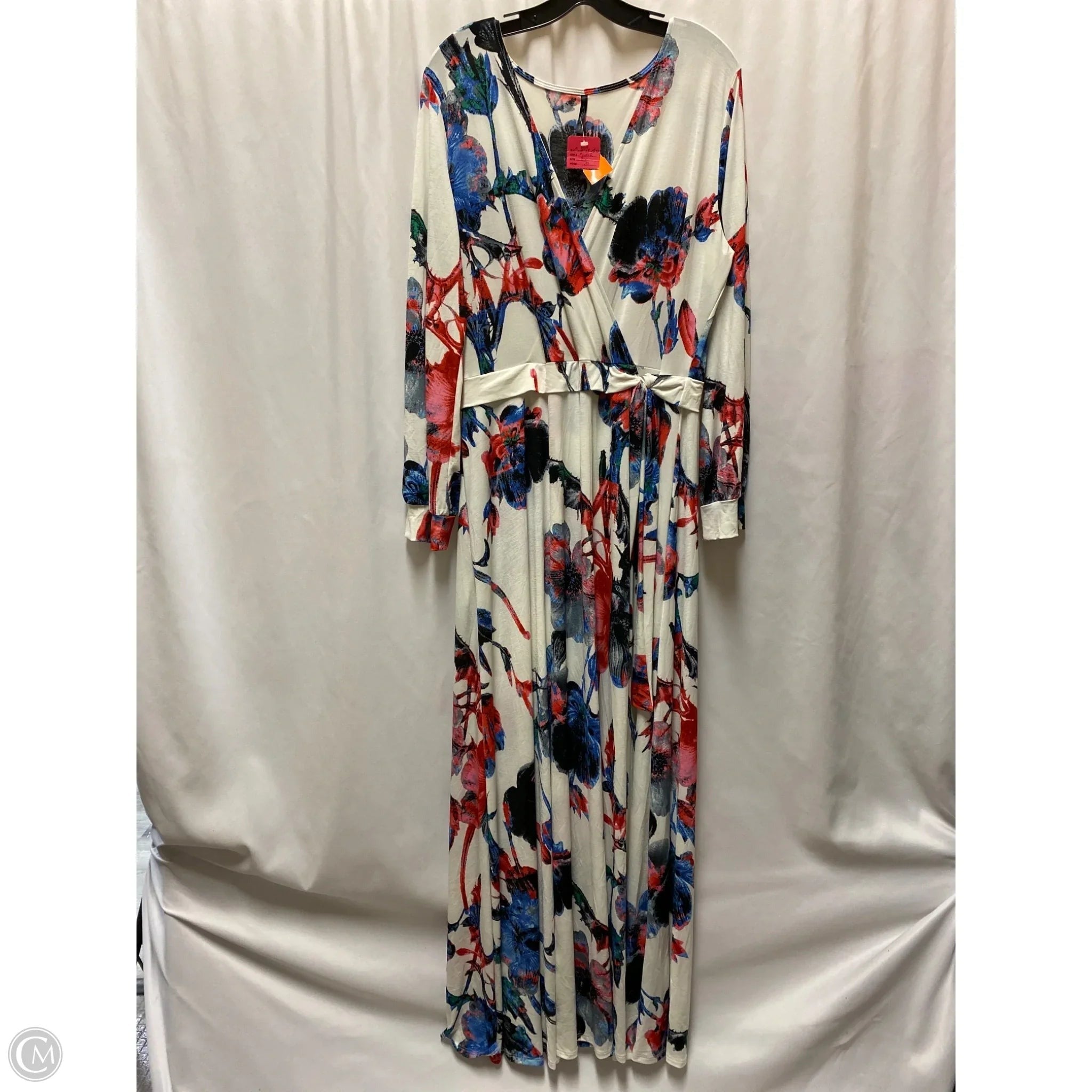 Dress Casual Maxi By Clothes Mentor In White, Size: 2x
