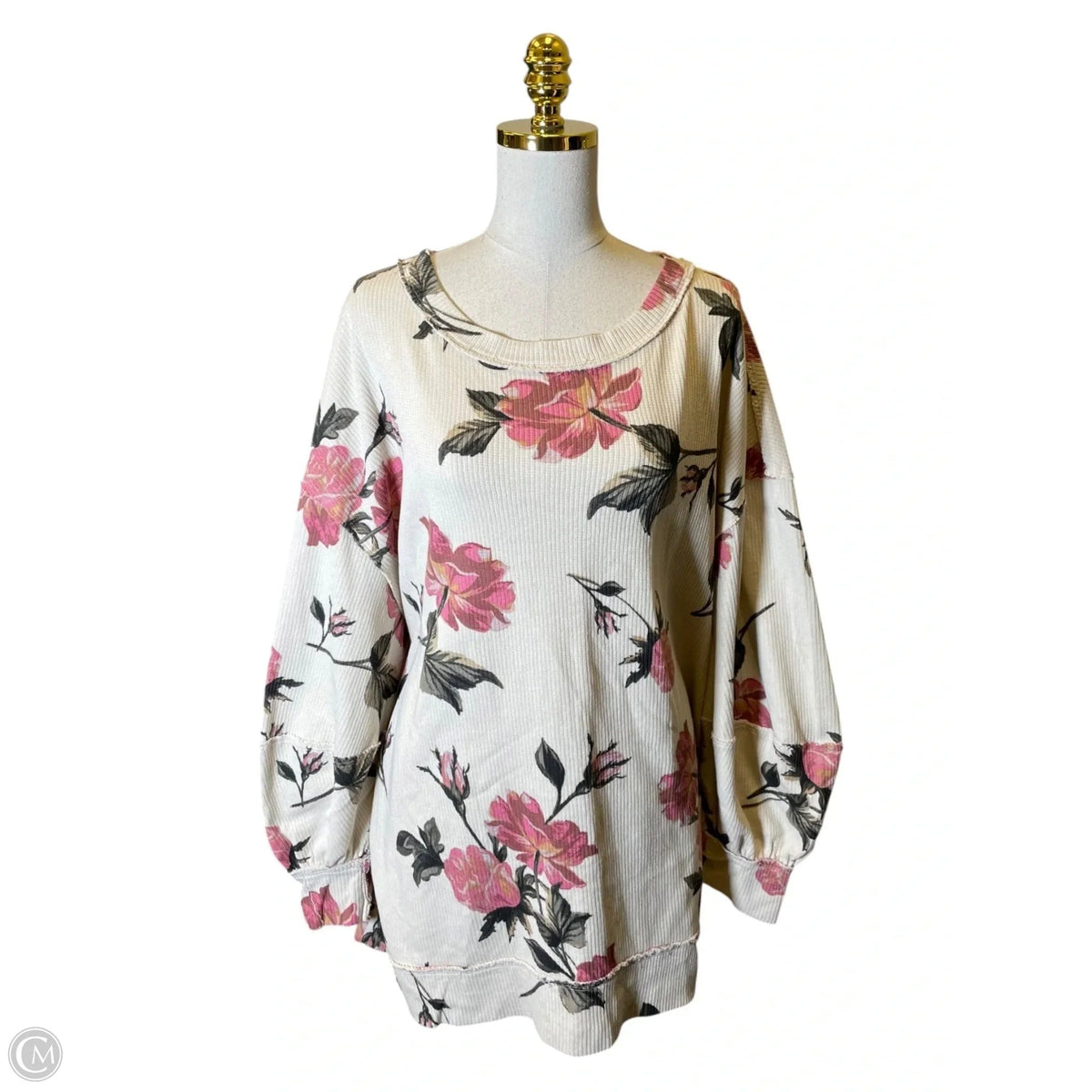 Sweater By Torrid In Floral Print, Size: 2x