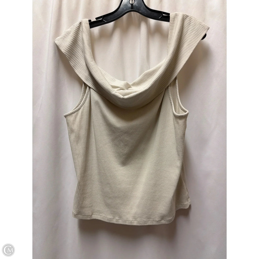 Top Sleeveless By Old Navy In Beige, Size: 2x