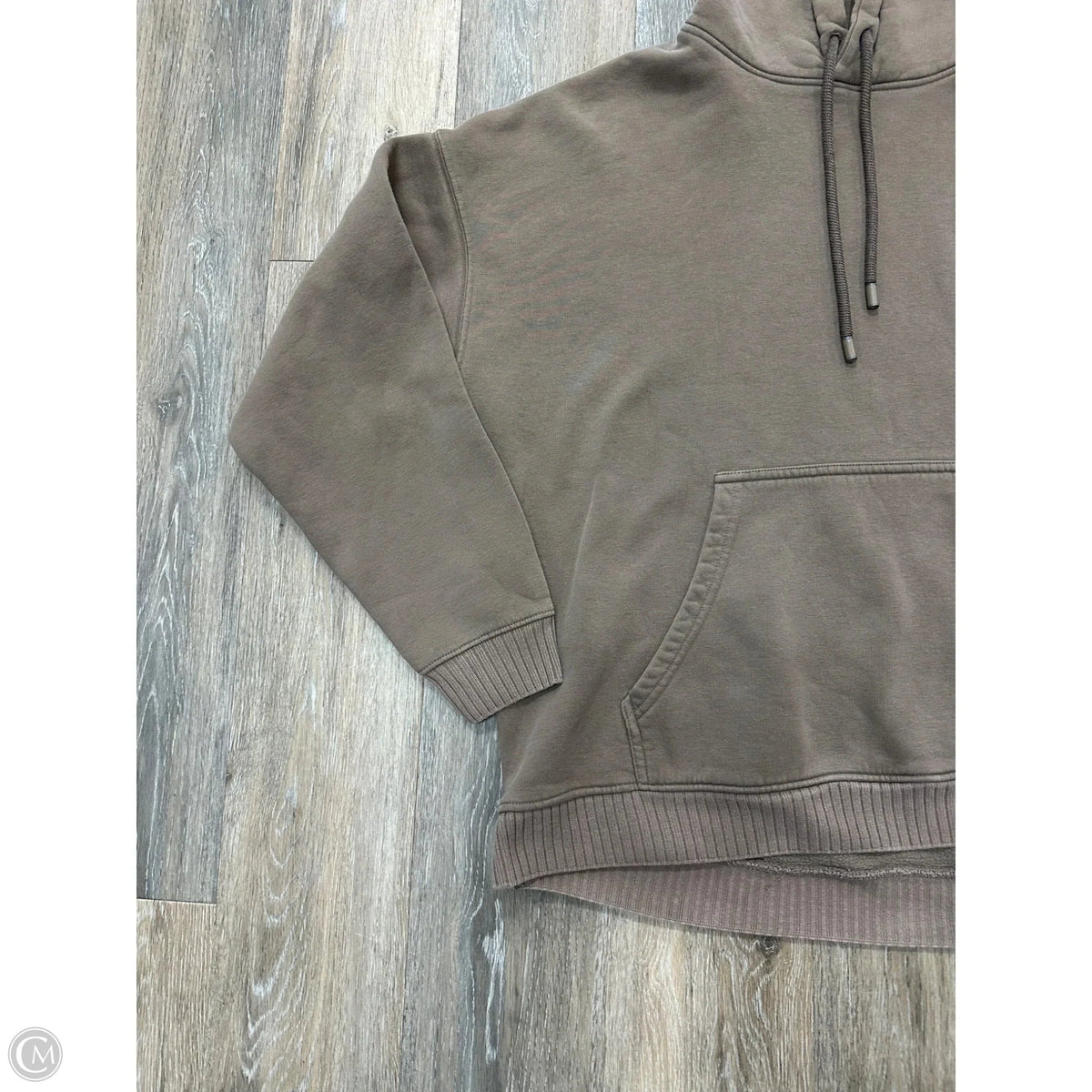 Sweatshirt Hoodie By Zara In Brown, Size: L
