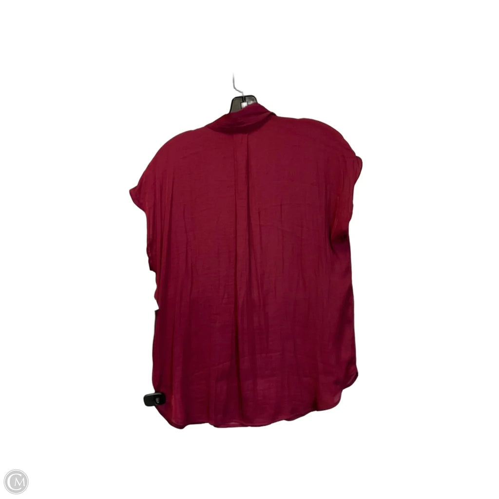 Top Sleeveless By Nine West In Maroon, Size: M