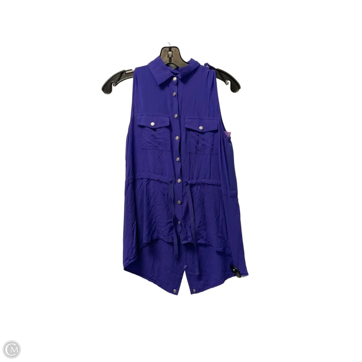 Top Sleeveless Basic By Armani Exchange In Purple, Size: Xs