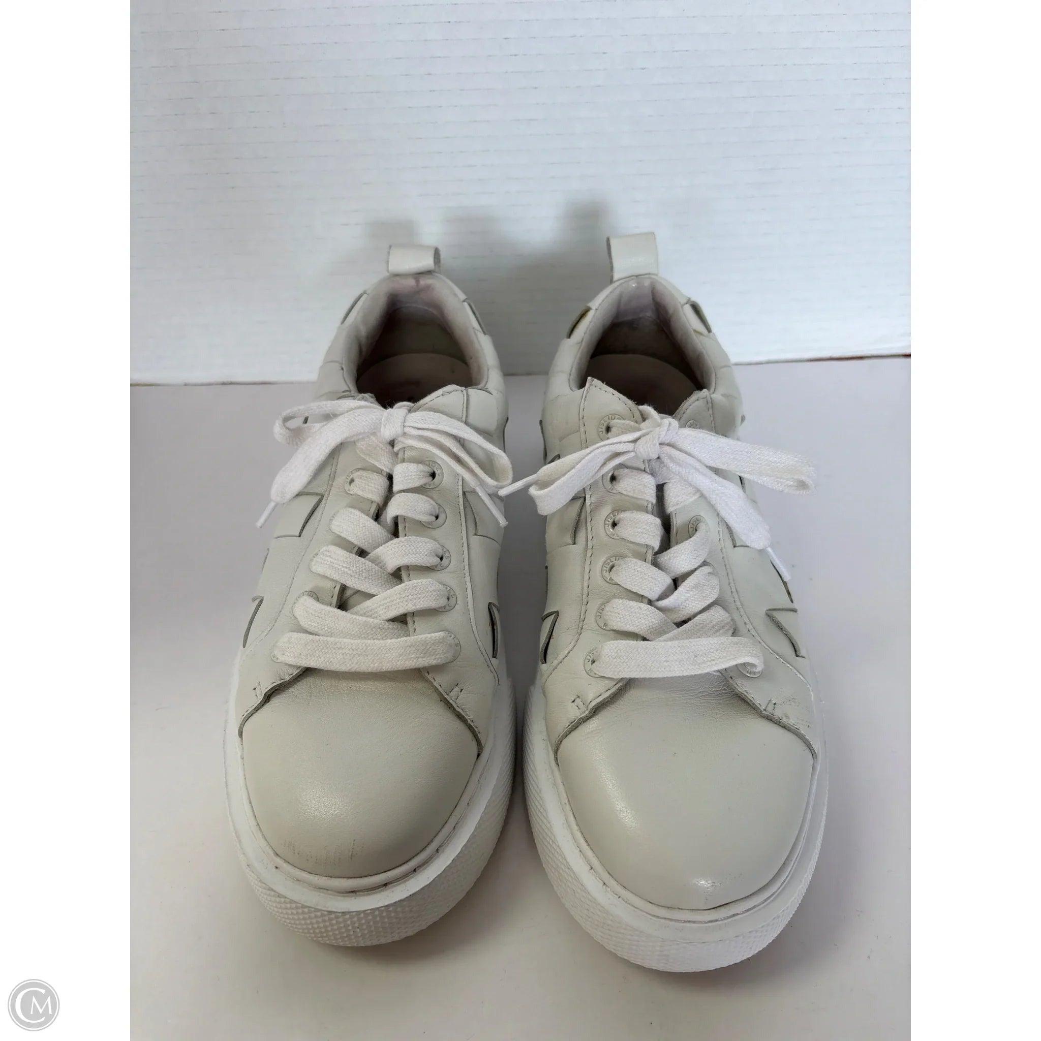 Shoes Sneakers By J Slides In Cream, Size: 7.5
