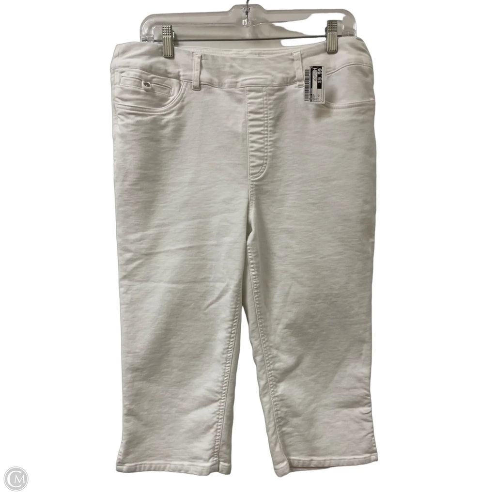 Capris By West Bound In White, Size: 12