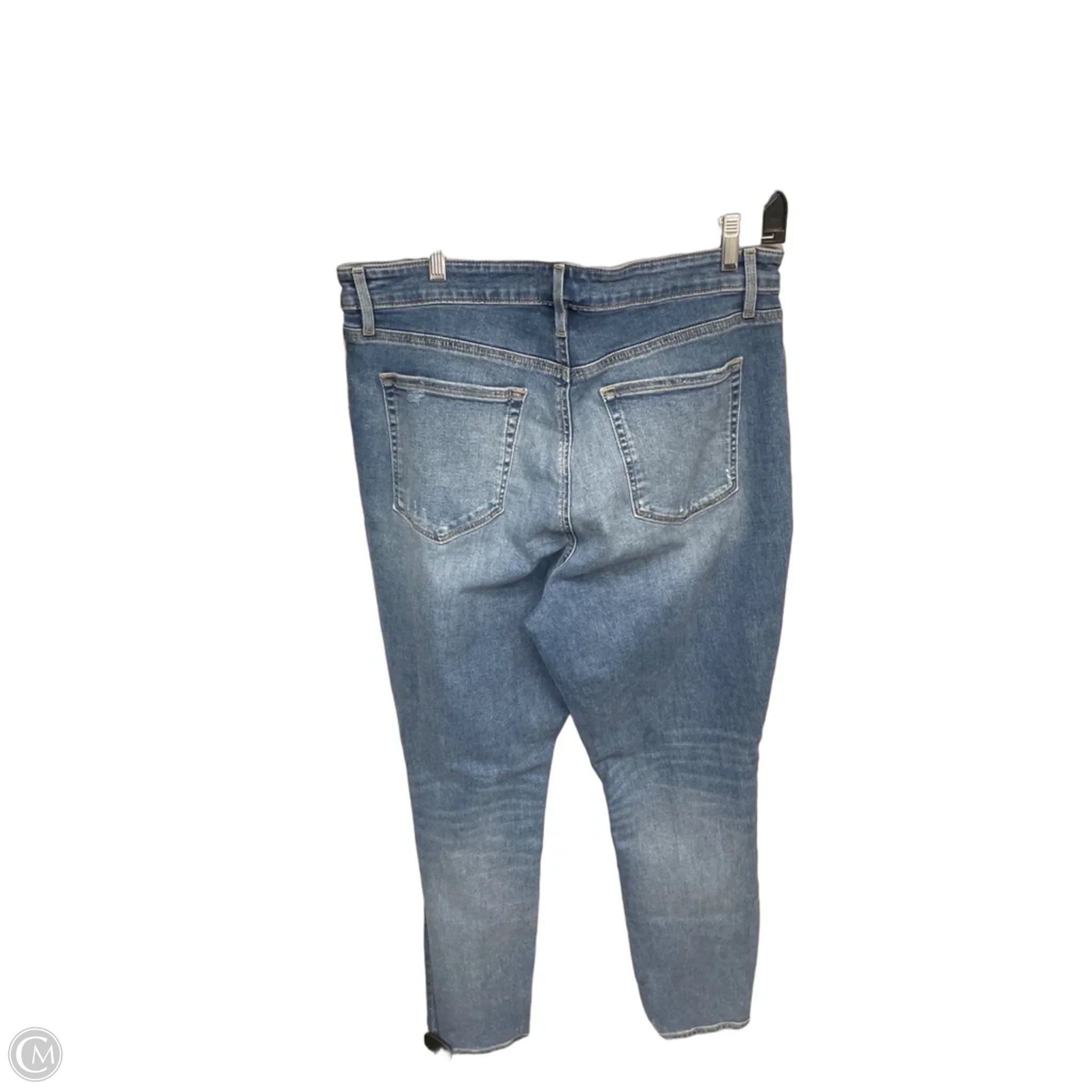 Jeans Skinny By Loft In Blue Denim, Size: 14