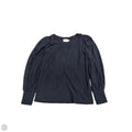 Top Long Sleeve By Nation In Black, Size: S