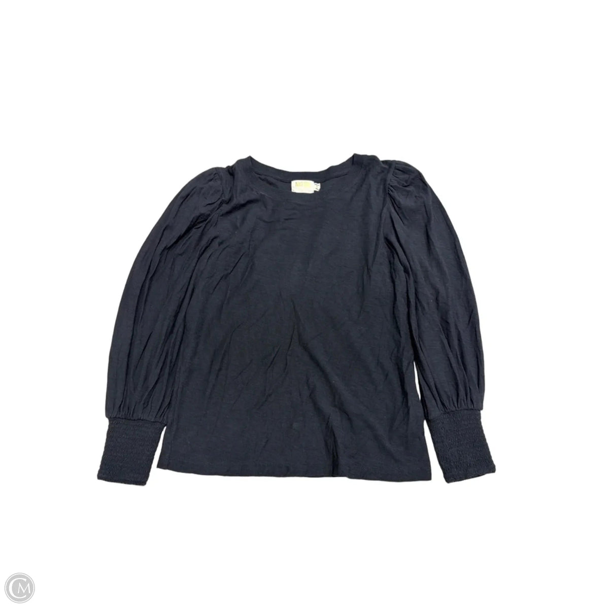 Top Long Sleeve By Nation In Black, Size: S