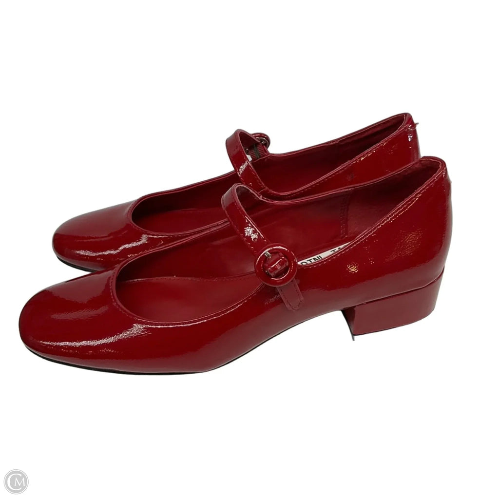Shoes Heels Block By Steve Madden In Red, Size: 8.5