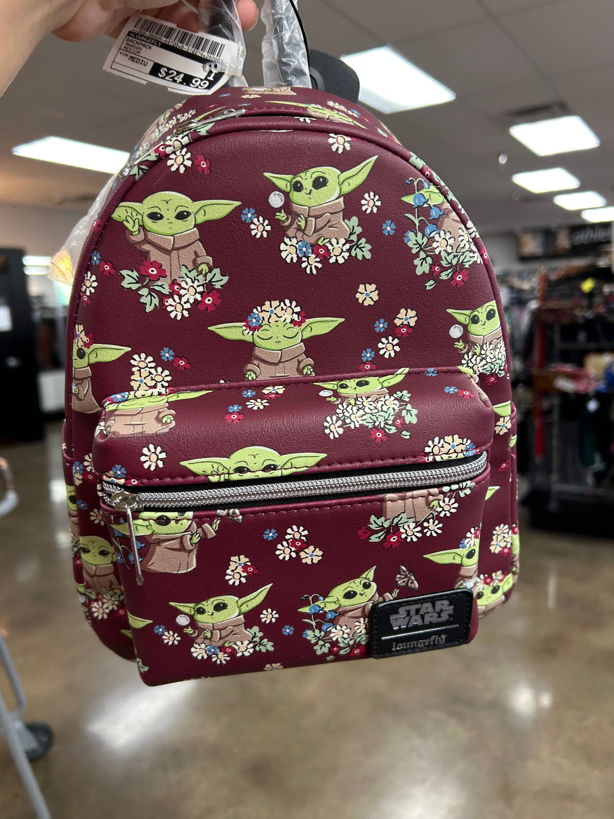Backpack By Loungefly In Maroon, Size:Medium