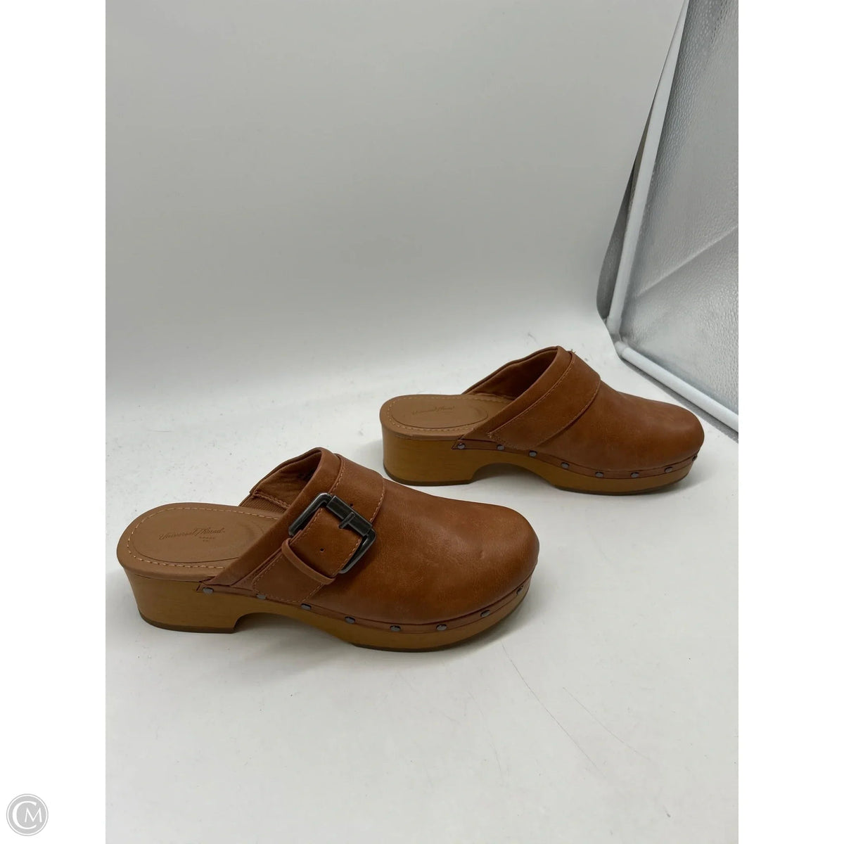 Shoes Heels Block By Universal Thread In Brown, Size: 8.5