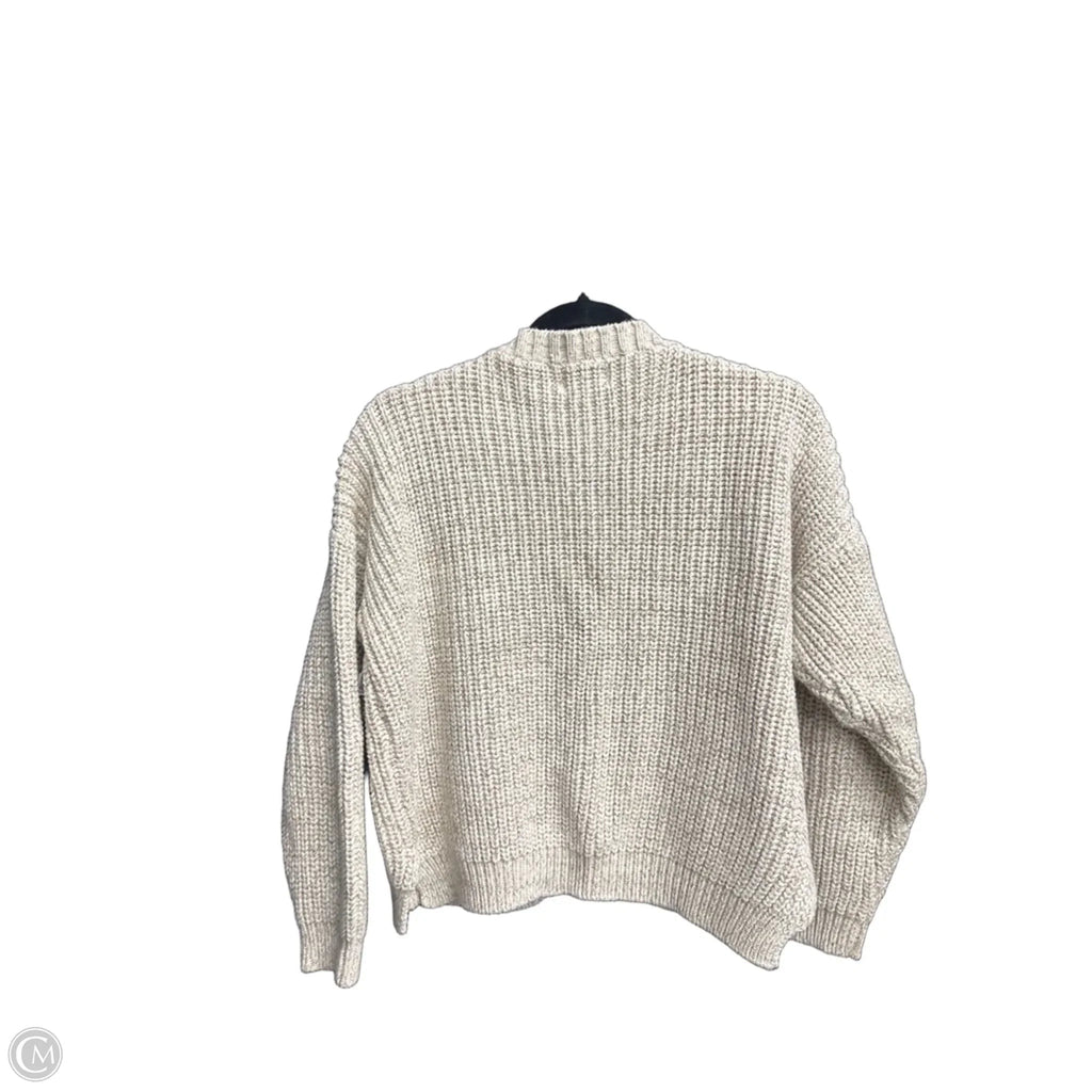 Cardigan By Clothes Mentor In Cream, Size: Osfm