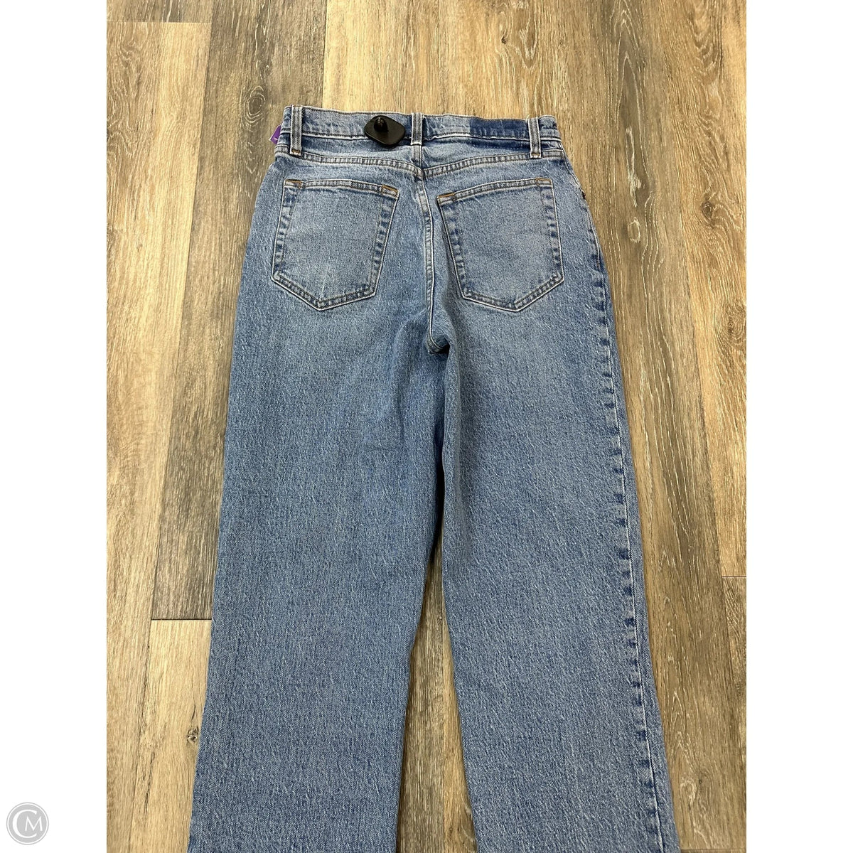 Jeans Straight By Abercrombie And Fitch In Blue Denim, Size: 4l